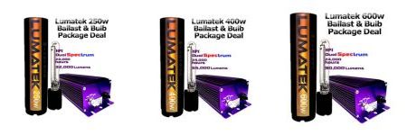 Lumatec Electronic Ballasts & Lamp Combinations